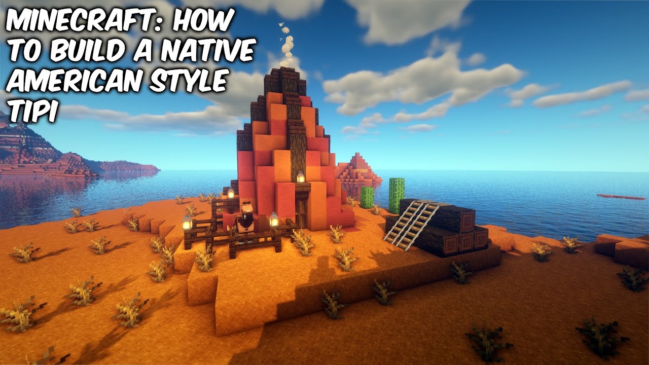 Minecraft: How to Build a Native American Style Tipi