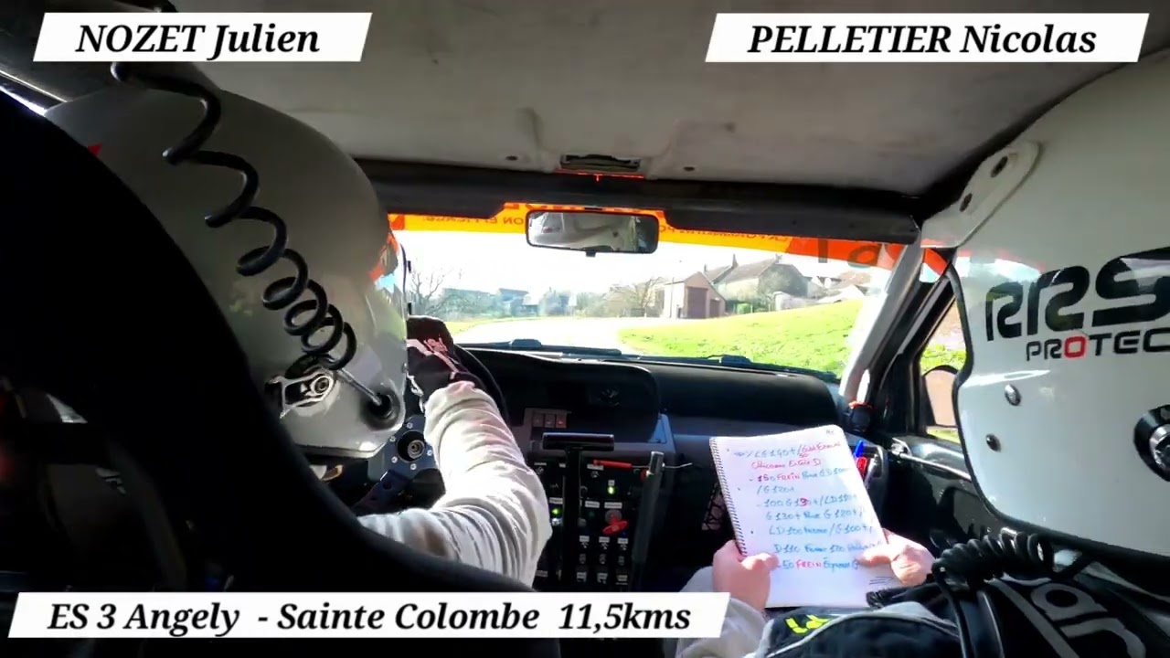 Rallye de l’Avallonnais 2025, ES 3, 27ème scratchs NOZET PELLETIER clio grA