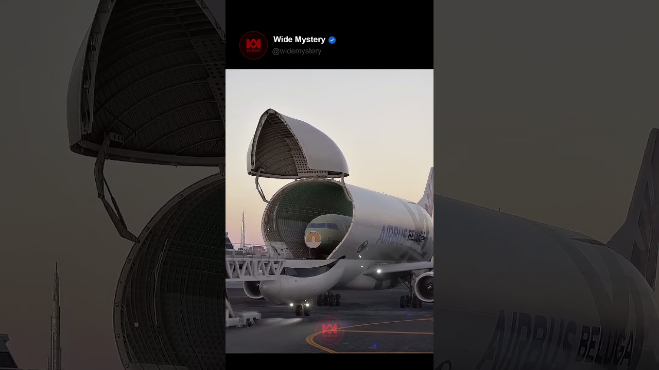 Airbus Beluga &mdash; самолёт, способный перевозить самолёт! 😳✈️