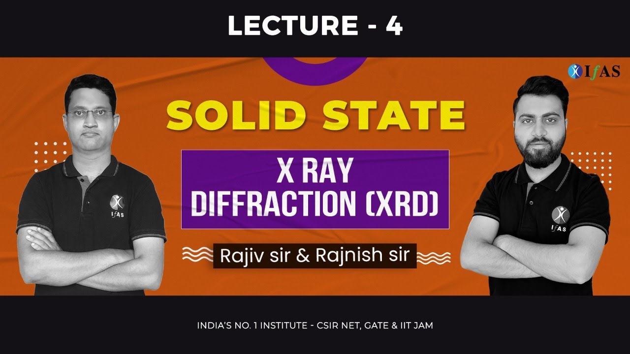 X-Ray Diffraction (XRD) in Solid State Chemistry for CSIR NET 2023 | Bragg's Law