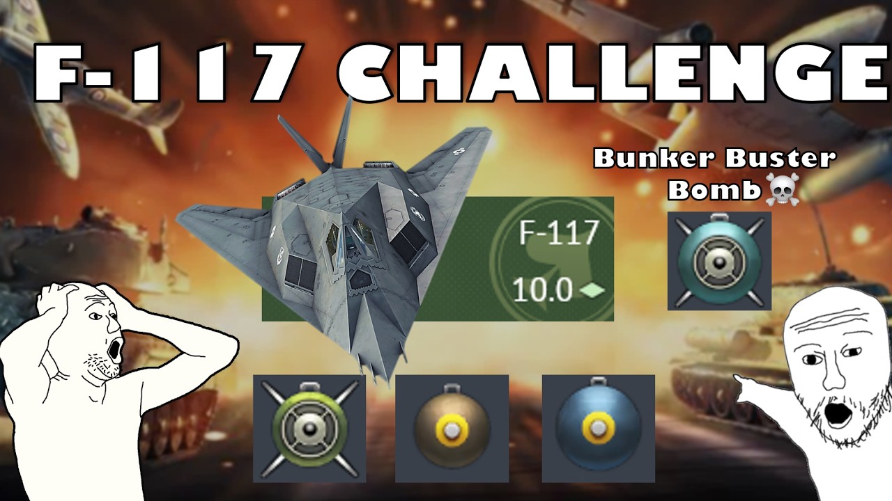 Bunker Busters VS Tanks [F117 Nighthawk] ☢️💣