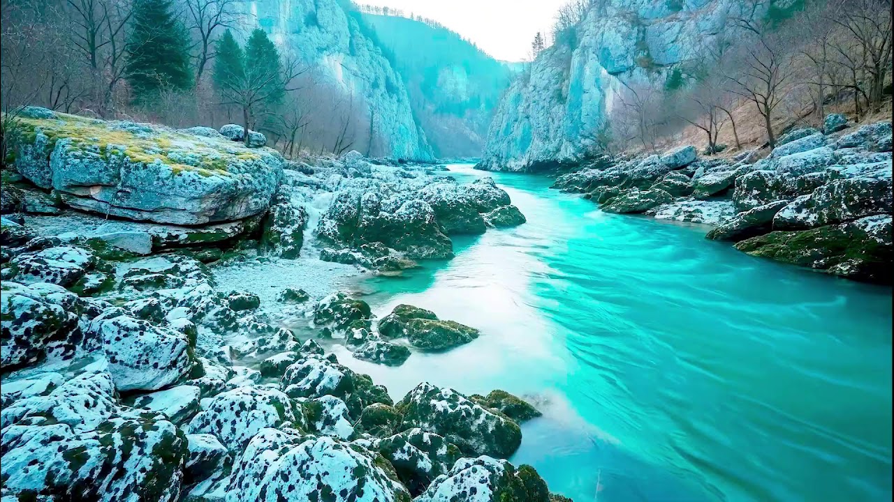 Soothing River Sound for Deep Sleep | Natural White Noise for Wellness & Calm Mind