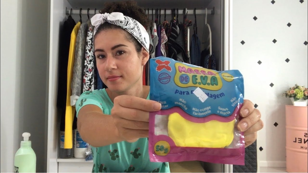 COMO AMOLECER SUA MASSINHA DE E.V.A QUE ESTA DURA?!