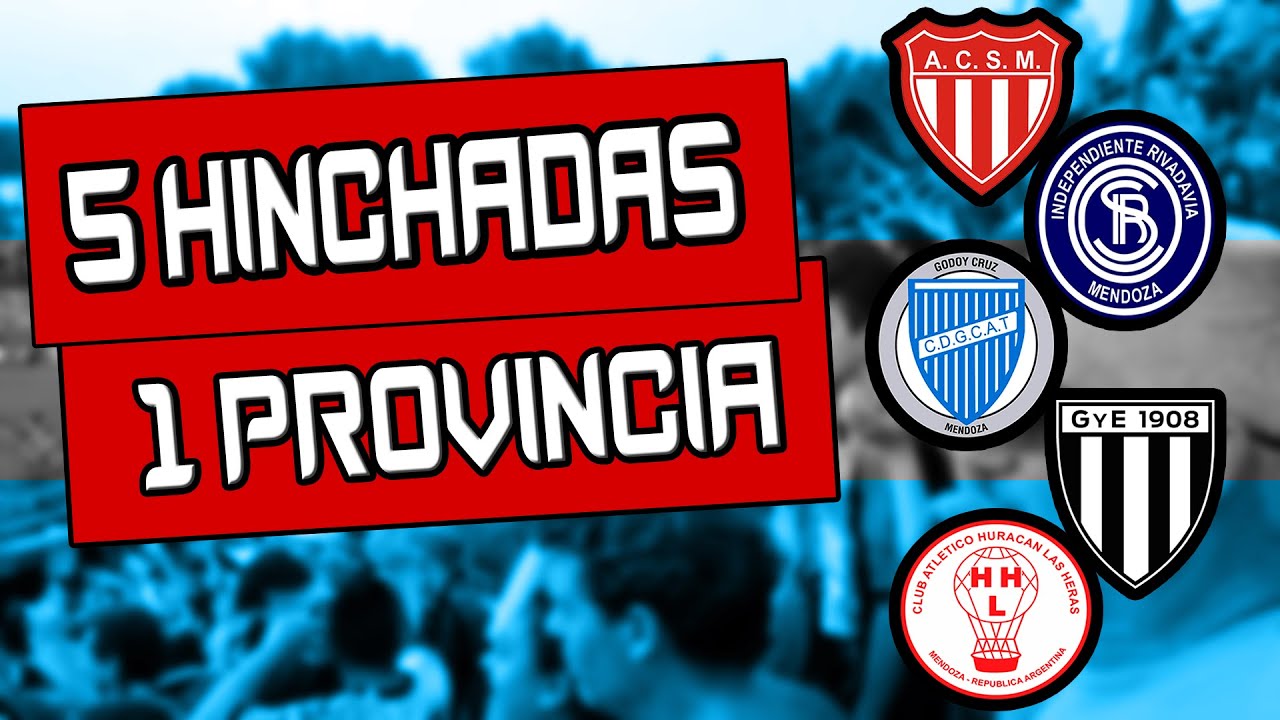 5 HINCHADAS 1 PROVINCIA (MENDOZA)