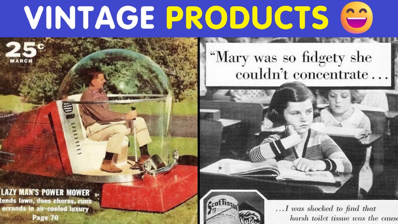 Vintage Products Everyone Loved Back Then… But Look So Weird Today 😄