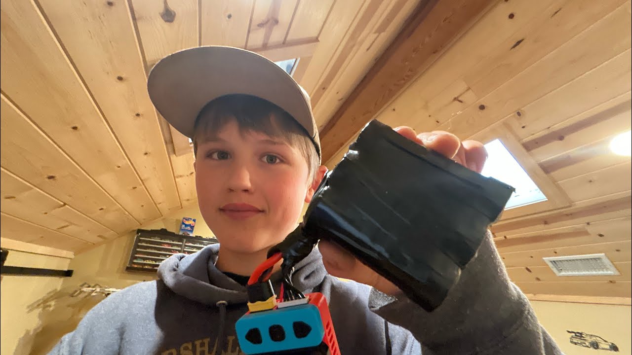 Моя первая сборка с батареей 6s 1p 21700!