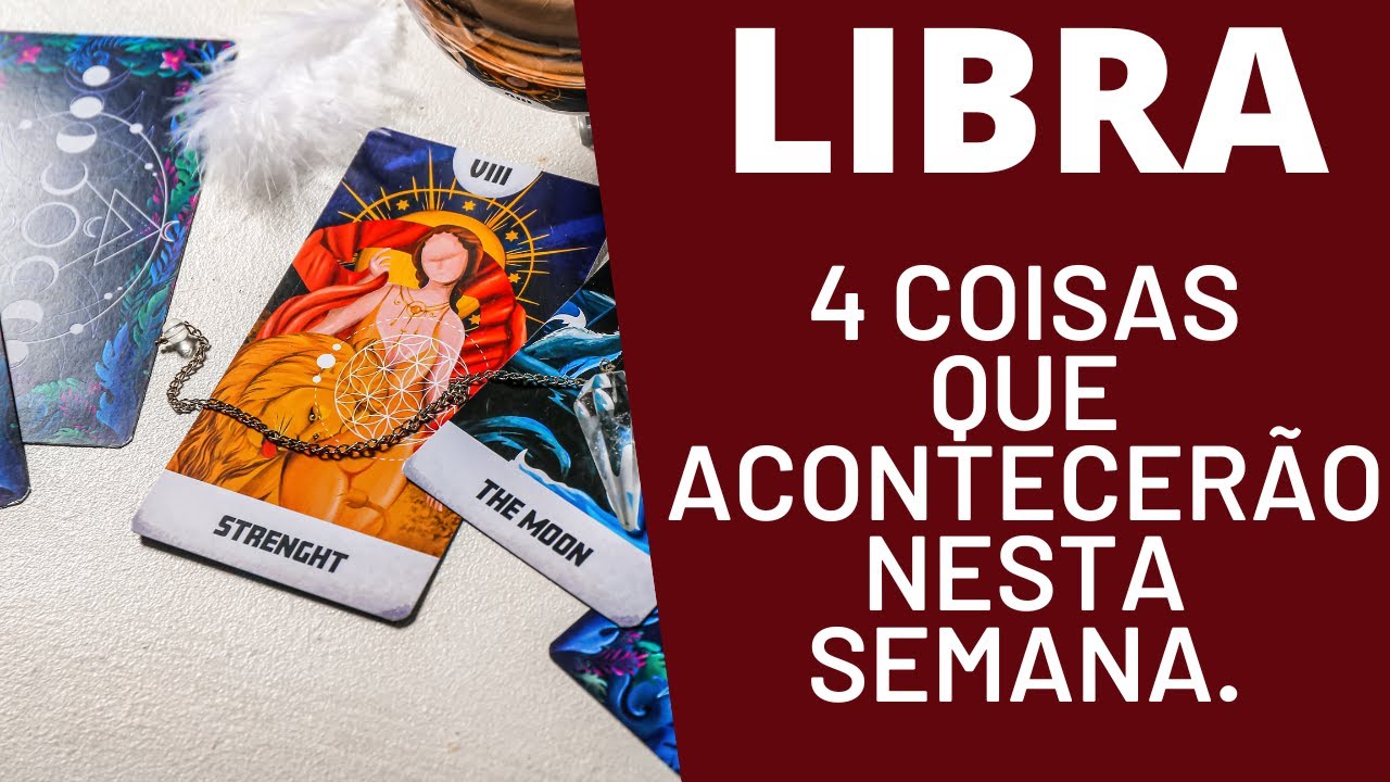 LIBRA♎| 4 REVELA&Ccedil;&Otilde;ES PARA ESTA SEMANA! ( HOR&Oacute;SCOPO/TAROT).