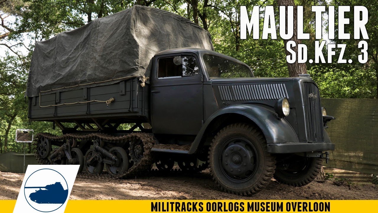 Sd.Kfz. 3 Maultier Militracks 2018 - oorlogsmuseum overloon.