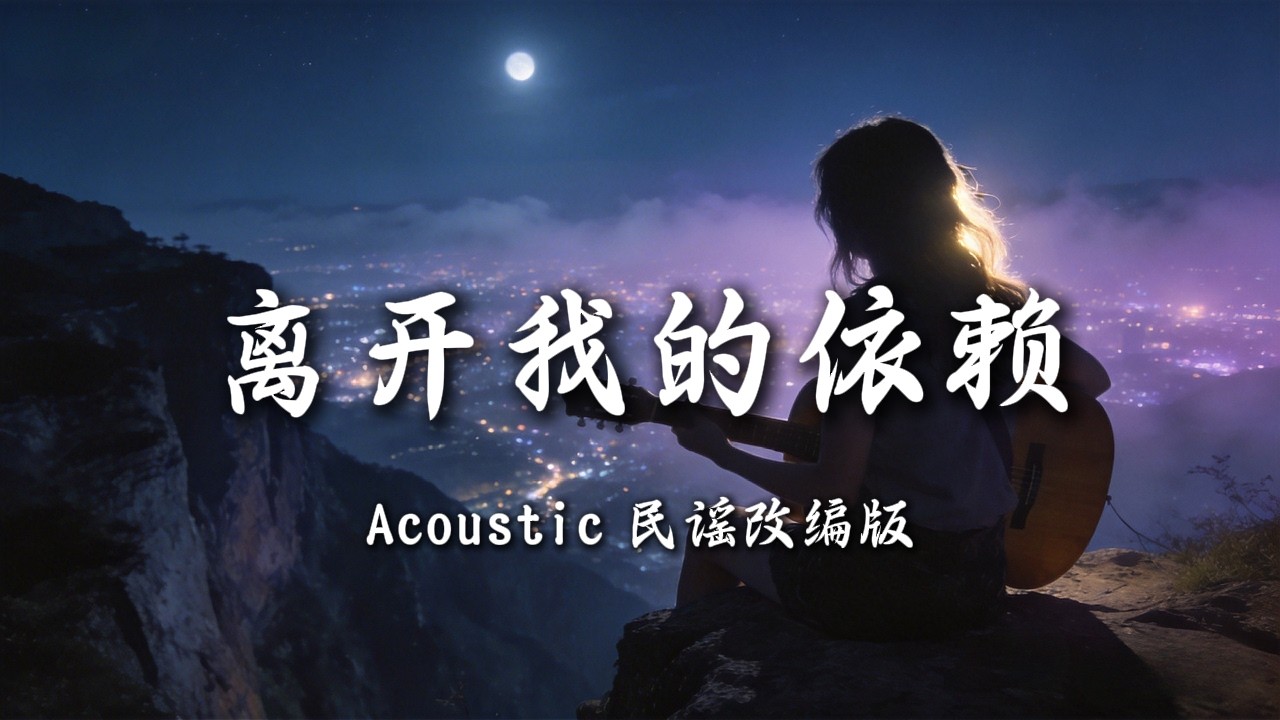 王艷薇 - 離開我的依賴 | Acoustic 民謠改編版 | 工作學習睡覺必聽 | 動態歌詞