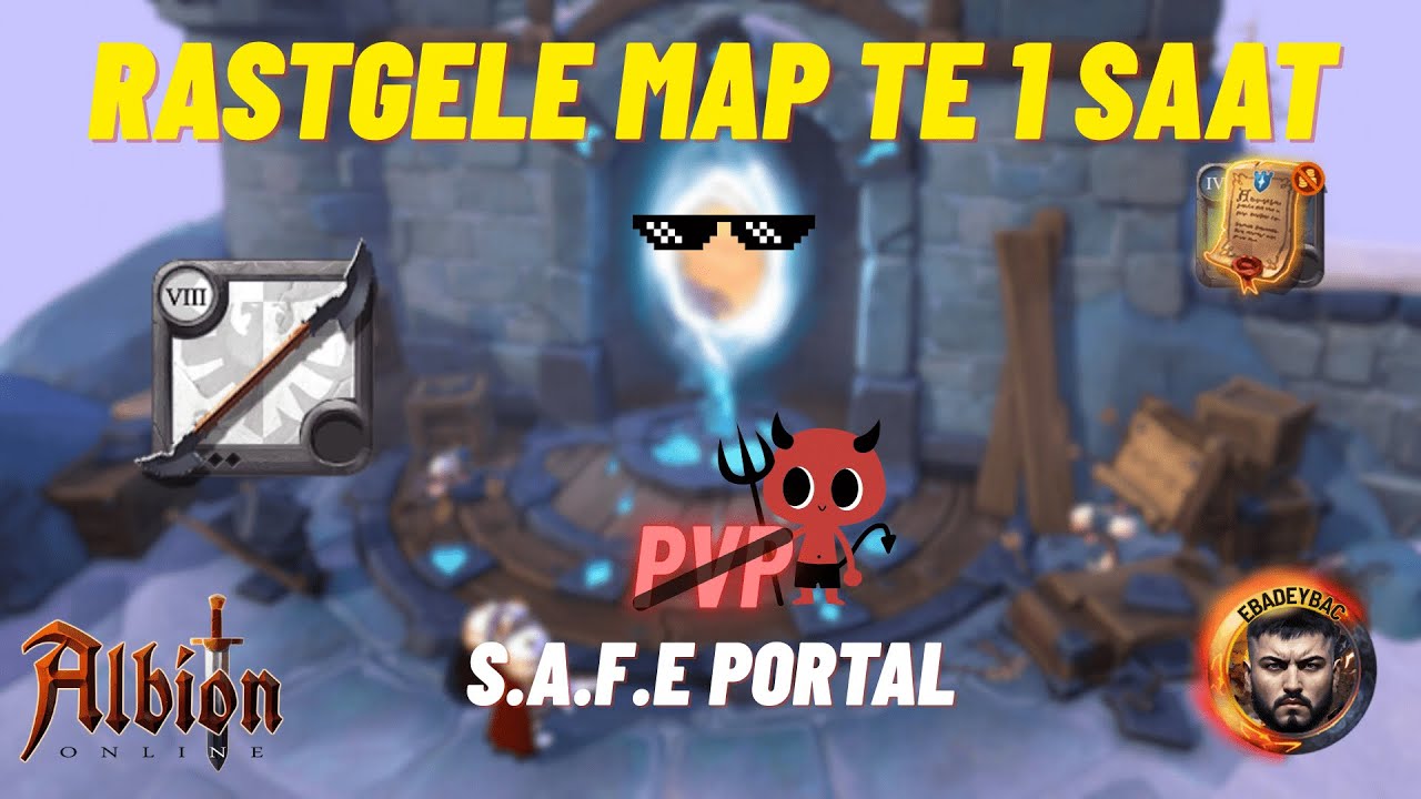 S.A.F.E. Portal Mapı Seçti Bende İçinden Geçtim ! (Albion Online)