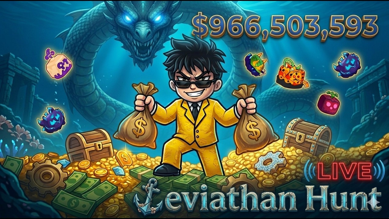 🔴 LIVE: Leviathan Hunt 🐉 | Hunting With Viewers (Blox Fruits)