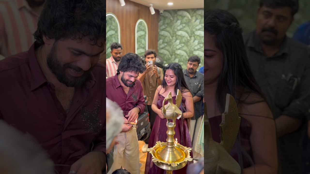 Inauguration Day❤️&zwj;🔥 #abhisree #pregnancy #couple #youtubeshorts #shorts