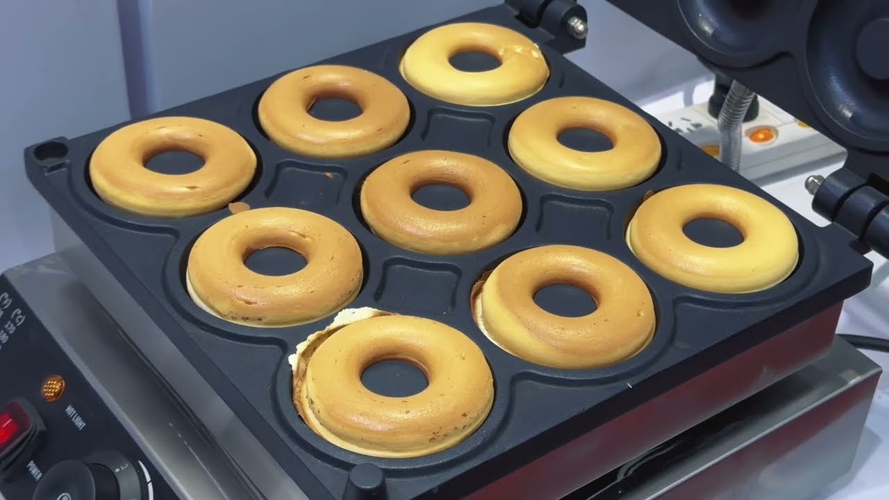 Donut Waffle Maker | Commercial Waffle Machine for Breakfast