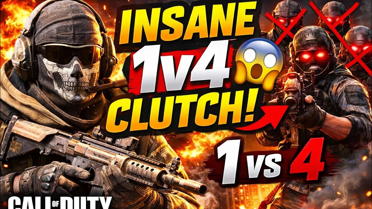 INSANE 1v4 CLUTCH 😱 | CODM Ranked Match