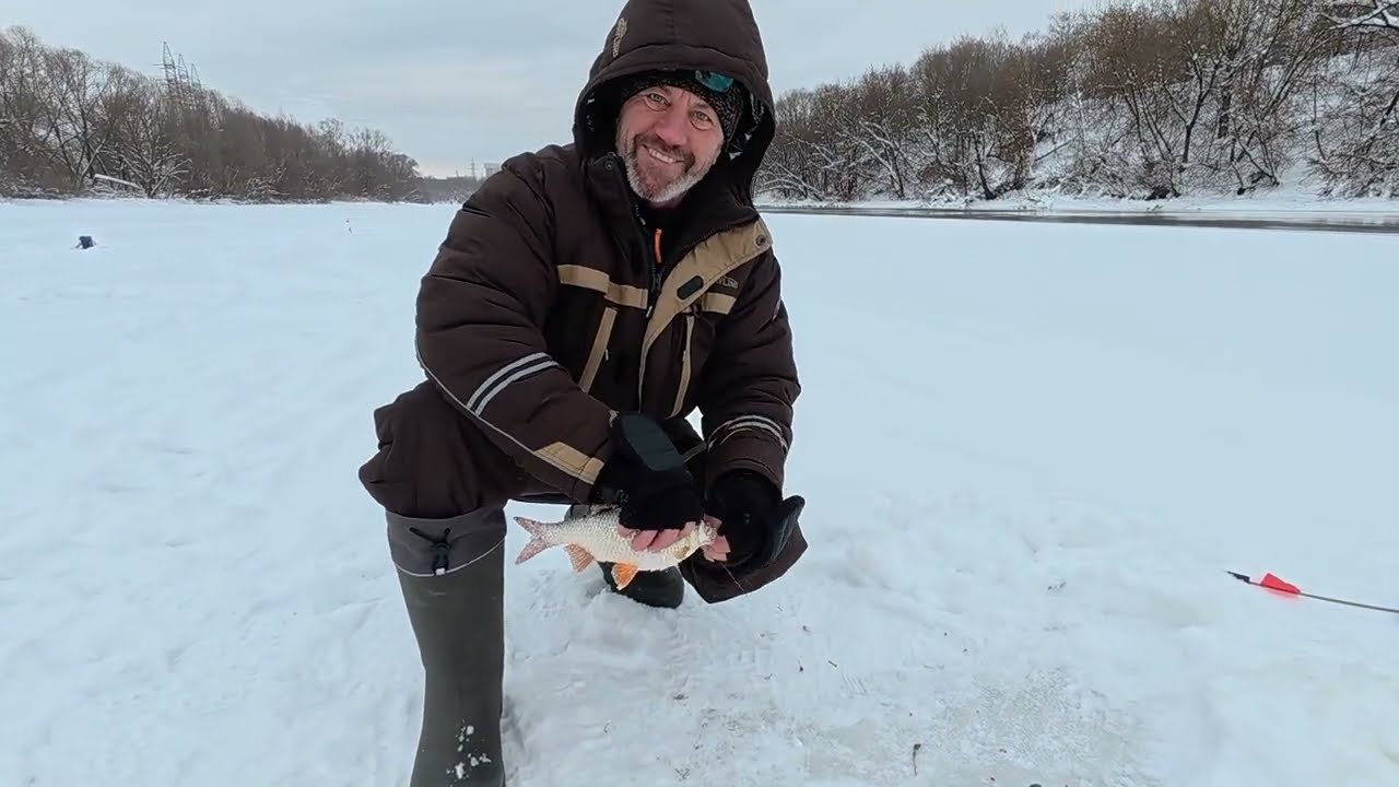 Рыбалка 🐟 на Москве-реке дала результат несмотря на бесклёвье.