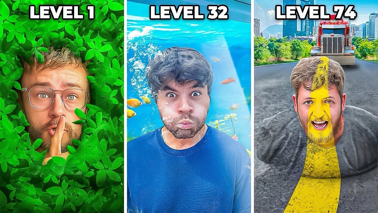EXTREME HIDE AND SEEK Level 1 to  Level 100!