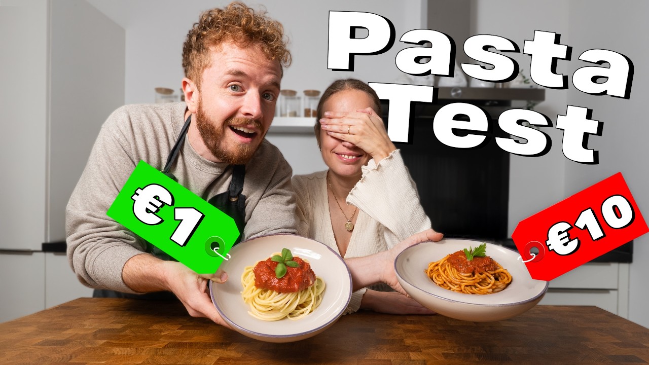 €1 pasta vs €10 pasta: welke is écht BETER? 🍝