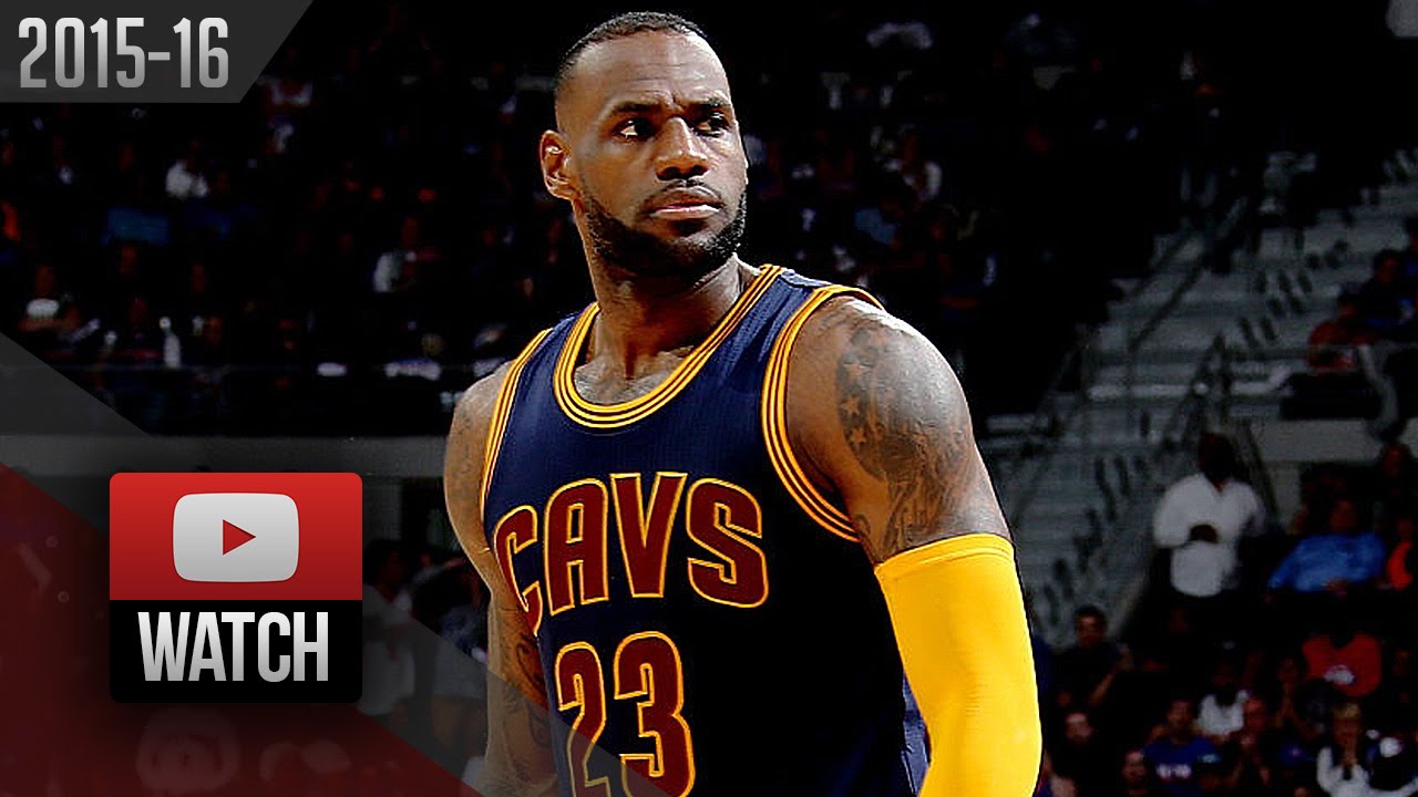 LeBron James Full Highlights at Pistons 2016 Playoffs R1G3 - 20 Pts, 13 Reb, 7 Ast