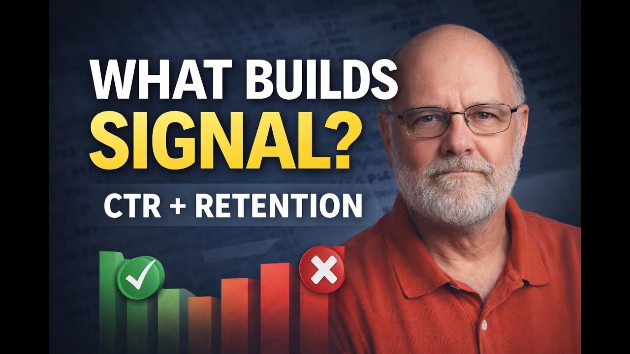 What Actually Builds Signal on YouTube? (Pressure Tested)