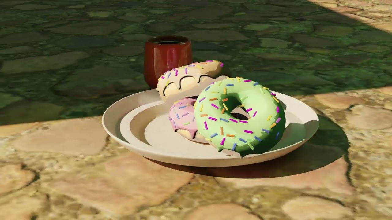 I Turned Blender Guru’s Donut into 2D + 3D | My First Try 🍩