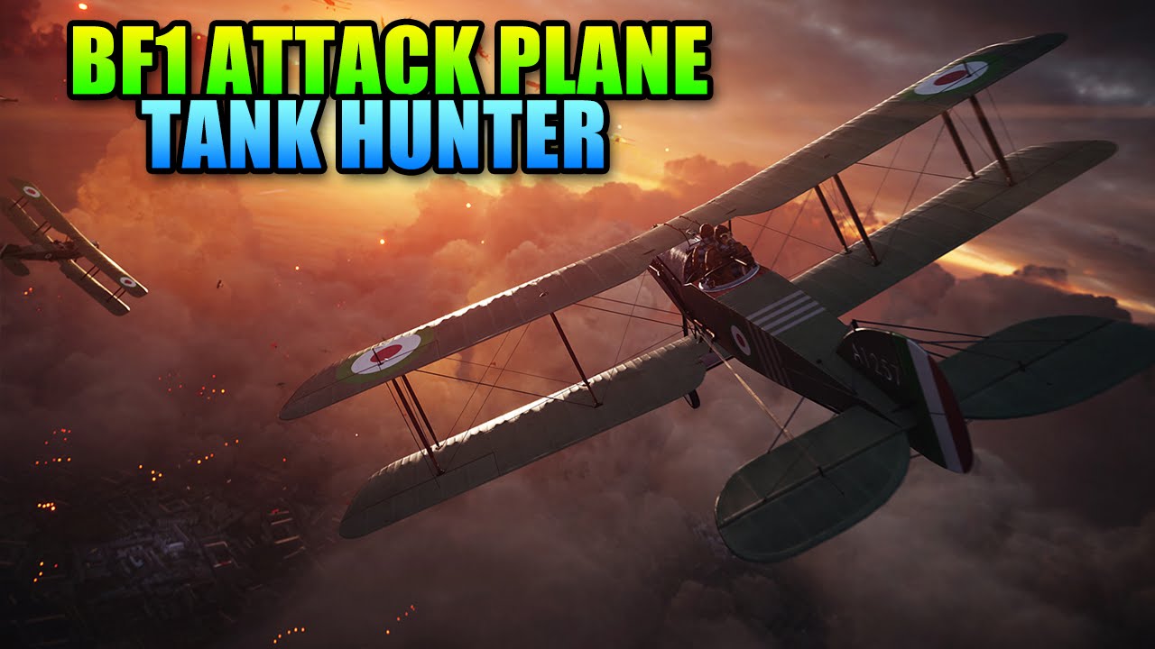 Battlefield 1 Attack Plane Tank Hunter Guide / Tutorial