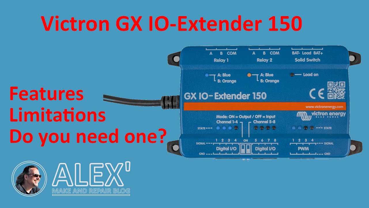 New: Victron GX IO-Extender 150 features, installation and a quick test