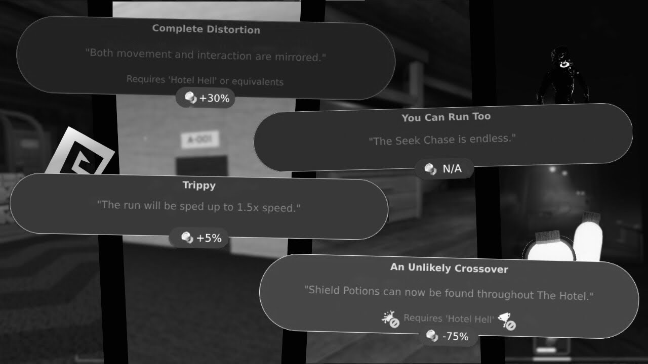 My SCRAPPED Custom Modifier Ideas For The Hotel, The Rooms, The Backdoor, and The Mines!! - Doors