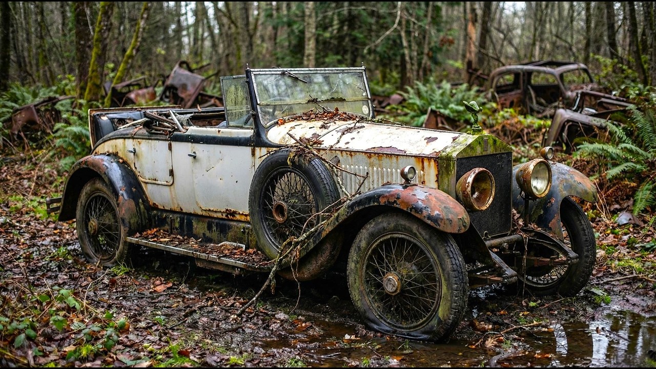 ASMR Restoration of 1923 Rolls-Royce Silver Ghost: The Legendary Luxury Icon–Full Restoration Story!