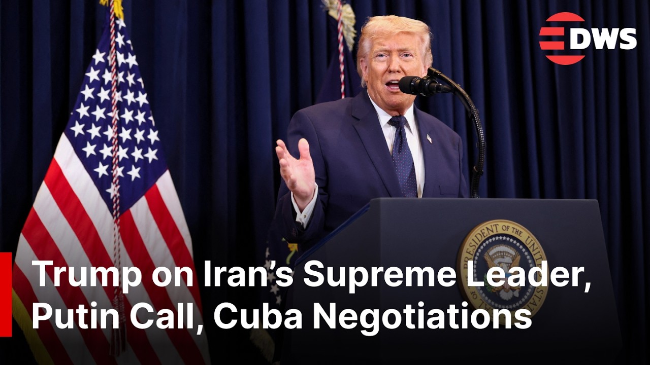 WATCH: U.S. President Trump on Iran’s New Supreme Leader, Putin Call & Cuba Negotiations | AC1E