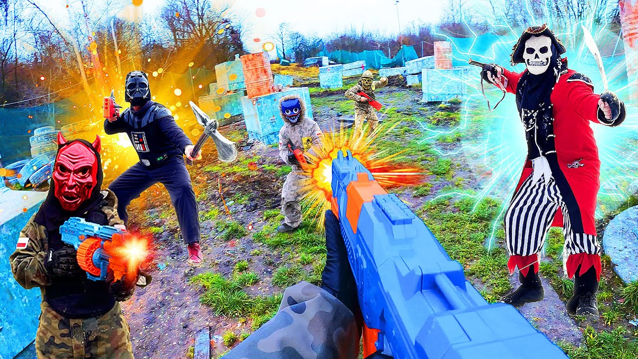 Nerf War / Paintball Battle Collection 1 (Nerf First Person Shooter) / NERF GUN BATTLE ROYALE