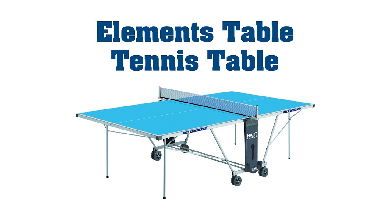 How to Assemble the Elements Table Tennis Table