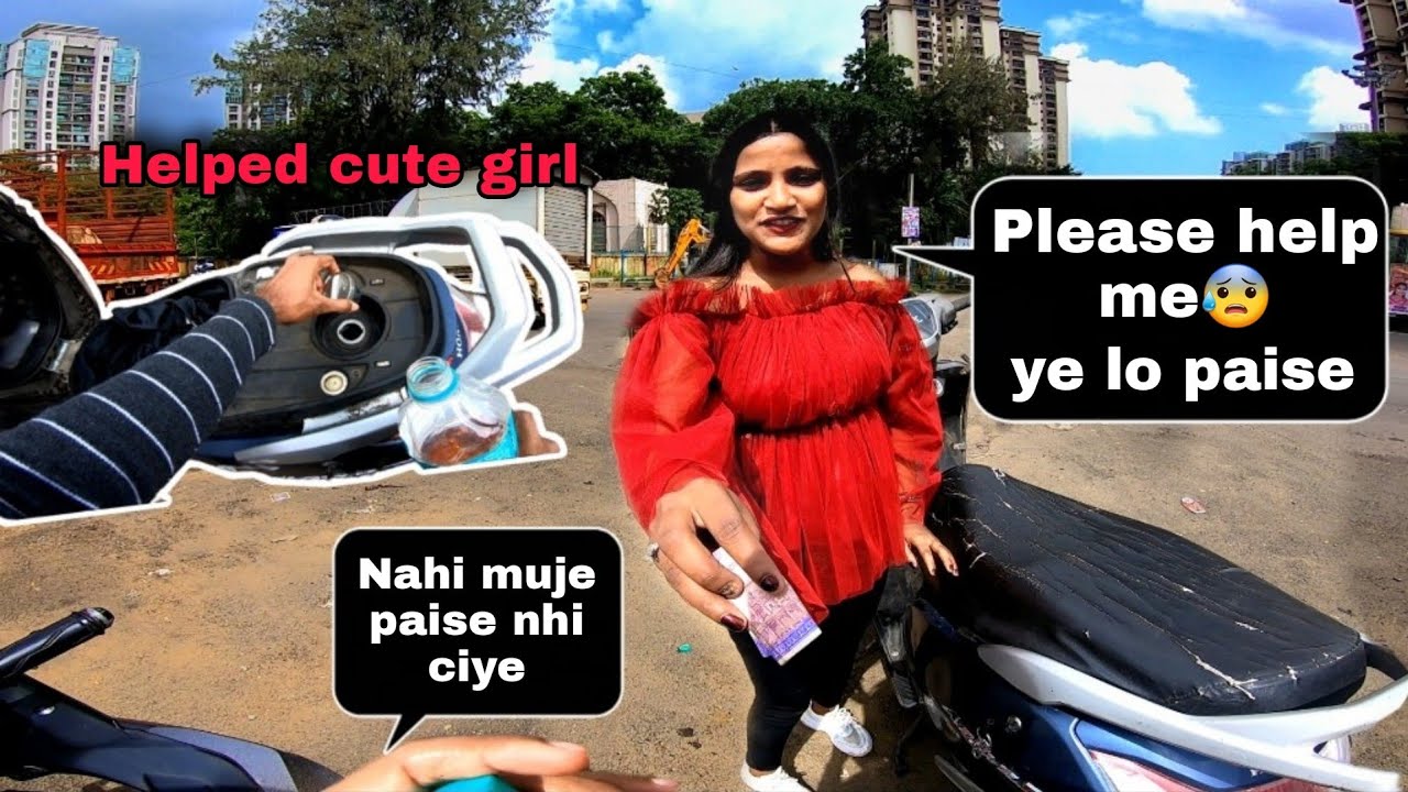Helped a Cute girl in between road | helping girl in lockdown | Bikers Helping People DJ Prince vlog