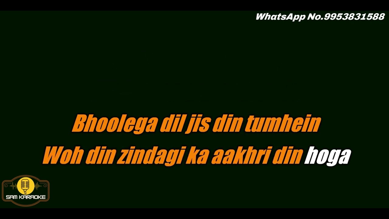 KYA HUA TERA VAADA | ROCK VERSION | KARAOKE | Copyright Free Music | Time. 4:40