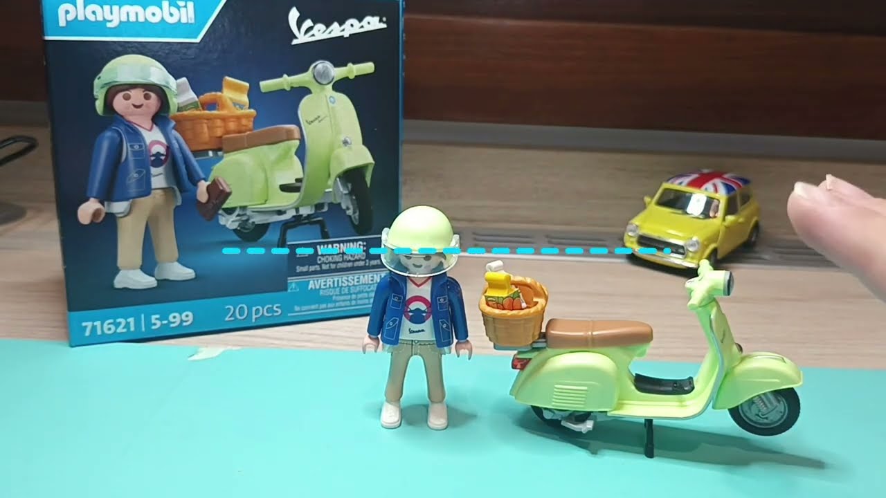 Unboxing  Vespa de Playmobil