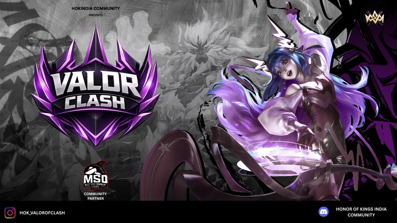 VALOR CLASH SCRIMS | HONOR OF KINGS INDIA | COMING SOON!!!!!!     HOKINDIA
