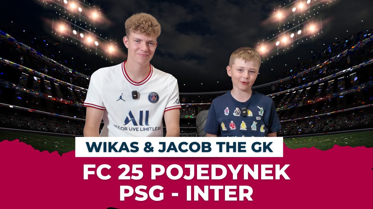 Pojedynek FC25 Wikas - Jacob the Goalkeeper - PSG - INTER