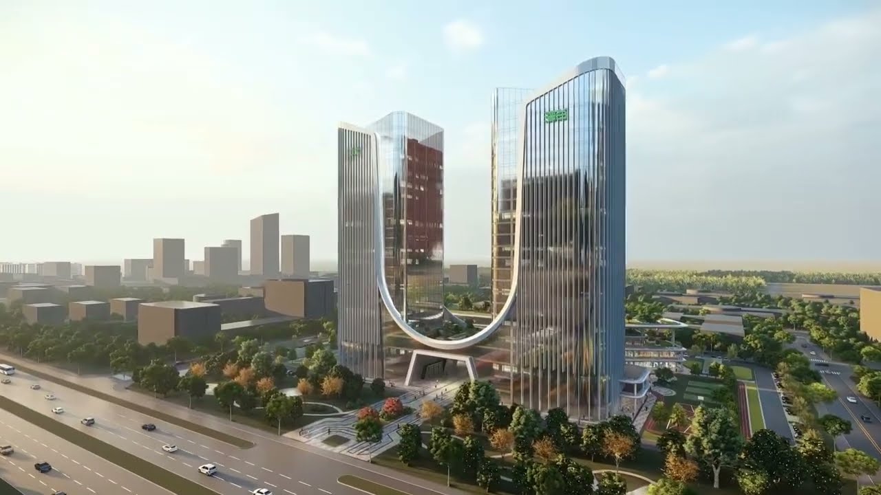 China Building Design Show 12: High-Rise glass facade and landscape design video
