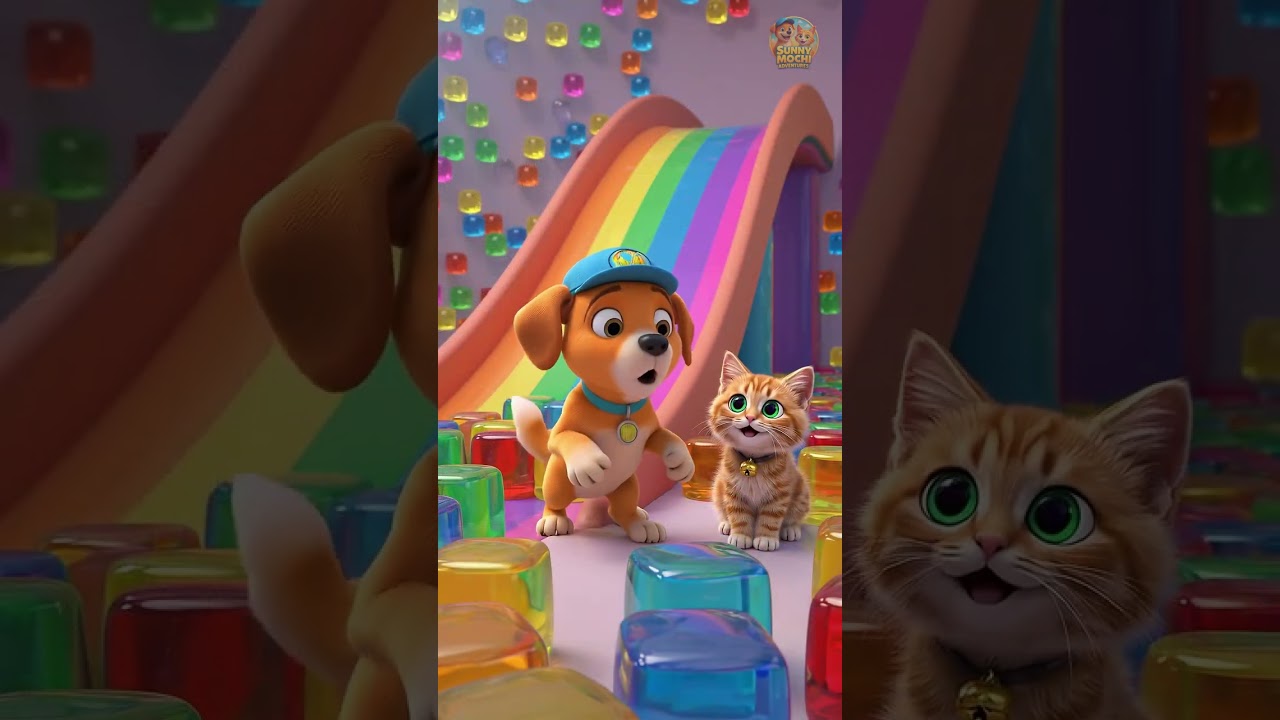 Mochi Pressed the Wrong Button! | Cute Cat 3D Cartoon Chaos #shorts