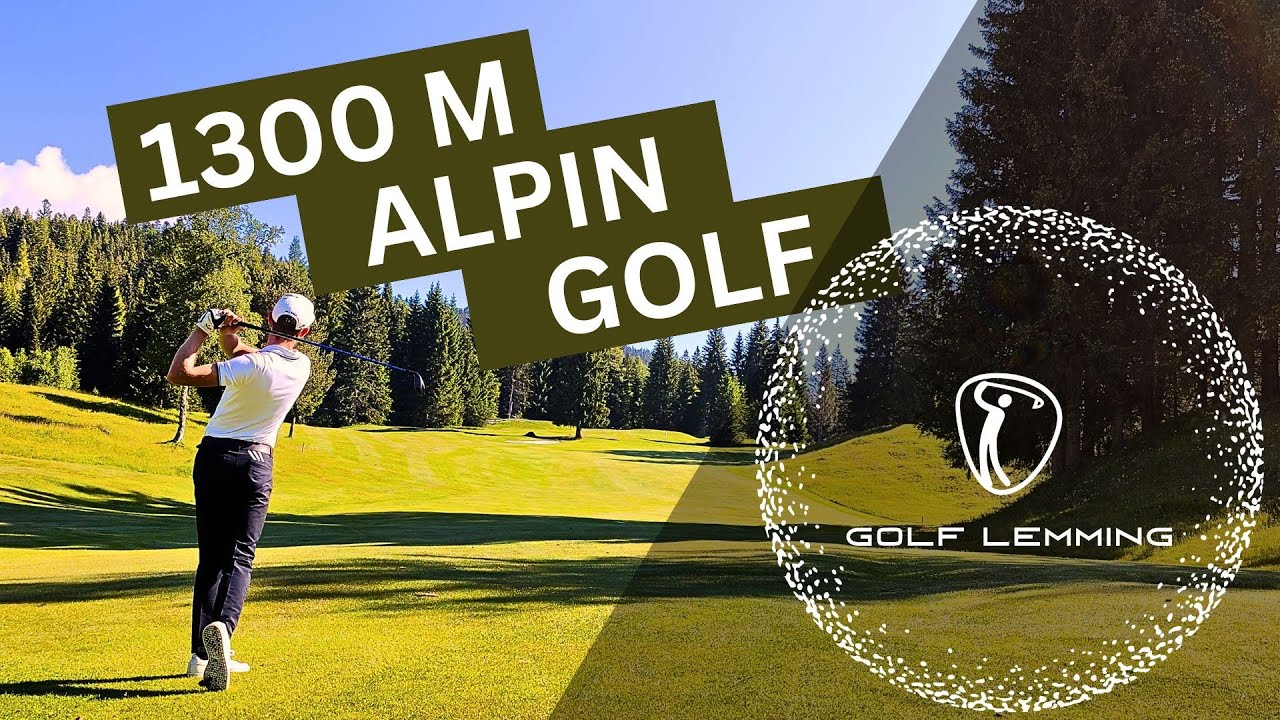 Golf at 1300 Meters (4300 ft.) 18 holes at GC Seefeld Wildmoos!