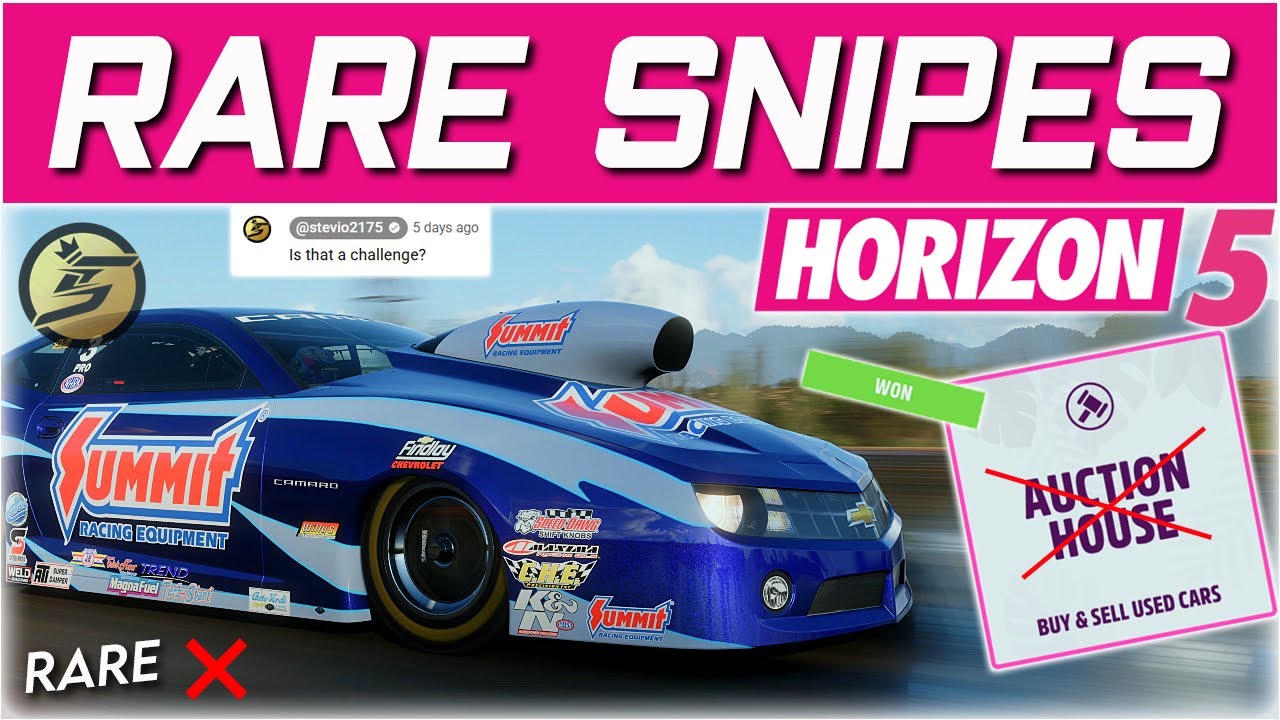 The BEST RARE Cars are HARDEST to Auction House Snipe (Forza Horizon 5)