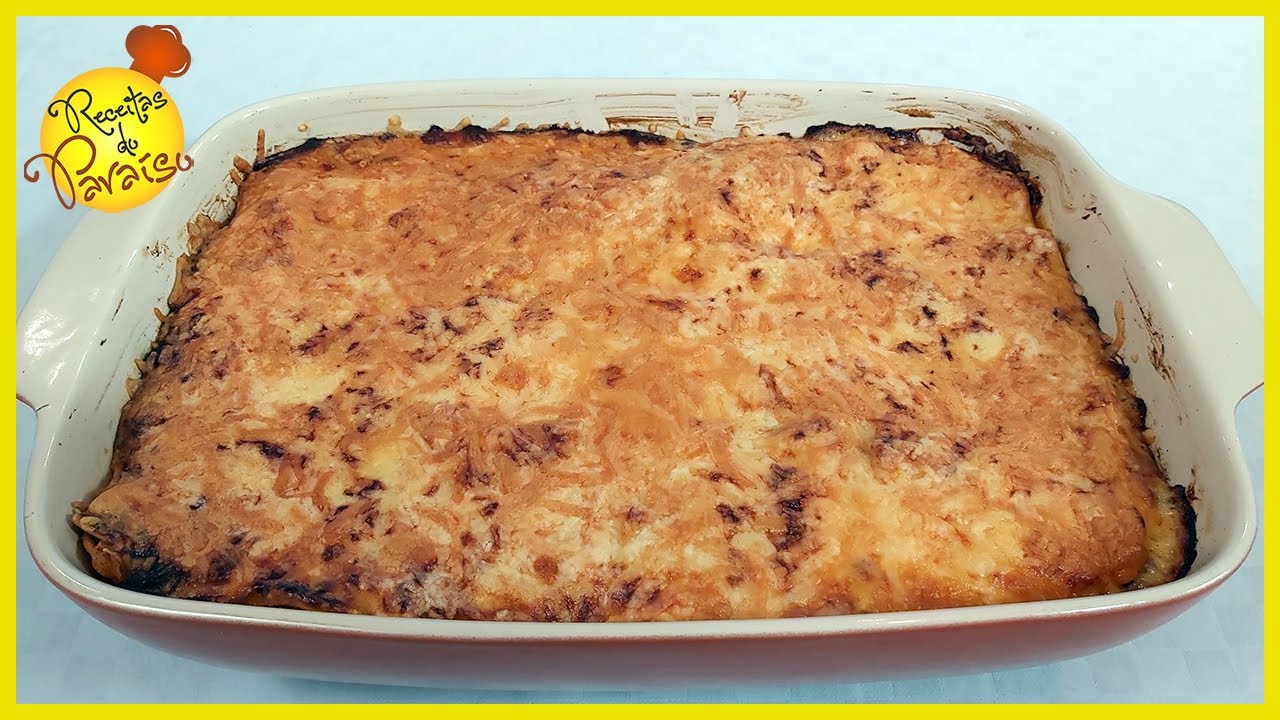 LASANHA C/ MASSA CASEIRA  | 🍎 Receitas do Paraíso