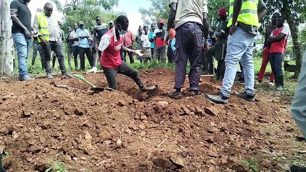 Bizarre burial