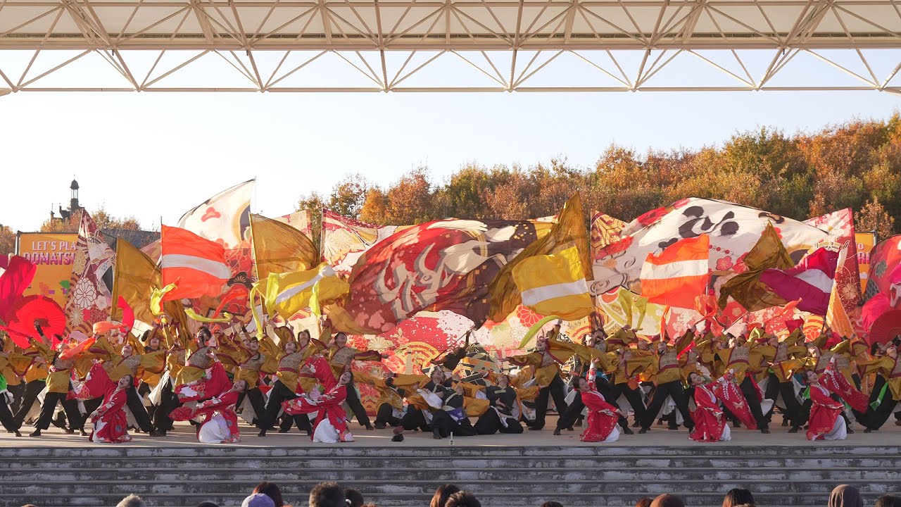 [4K] 京都よさこい連心粋 【ファイルエキシビジョン】　にっぽんど真ん中祭り どまつりinモリコロパーク 2025 秋のどまつり(秋どま) 日曜日