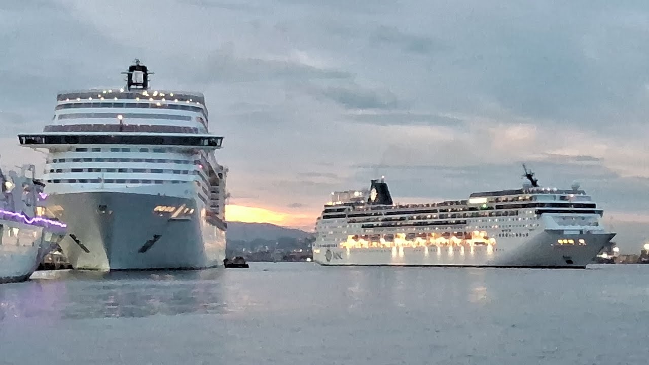 MSC Sinfonia saindo do Rio de Janeiro 08/01/2026