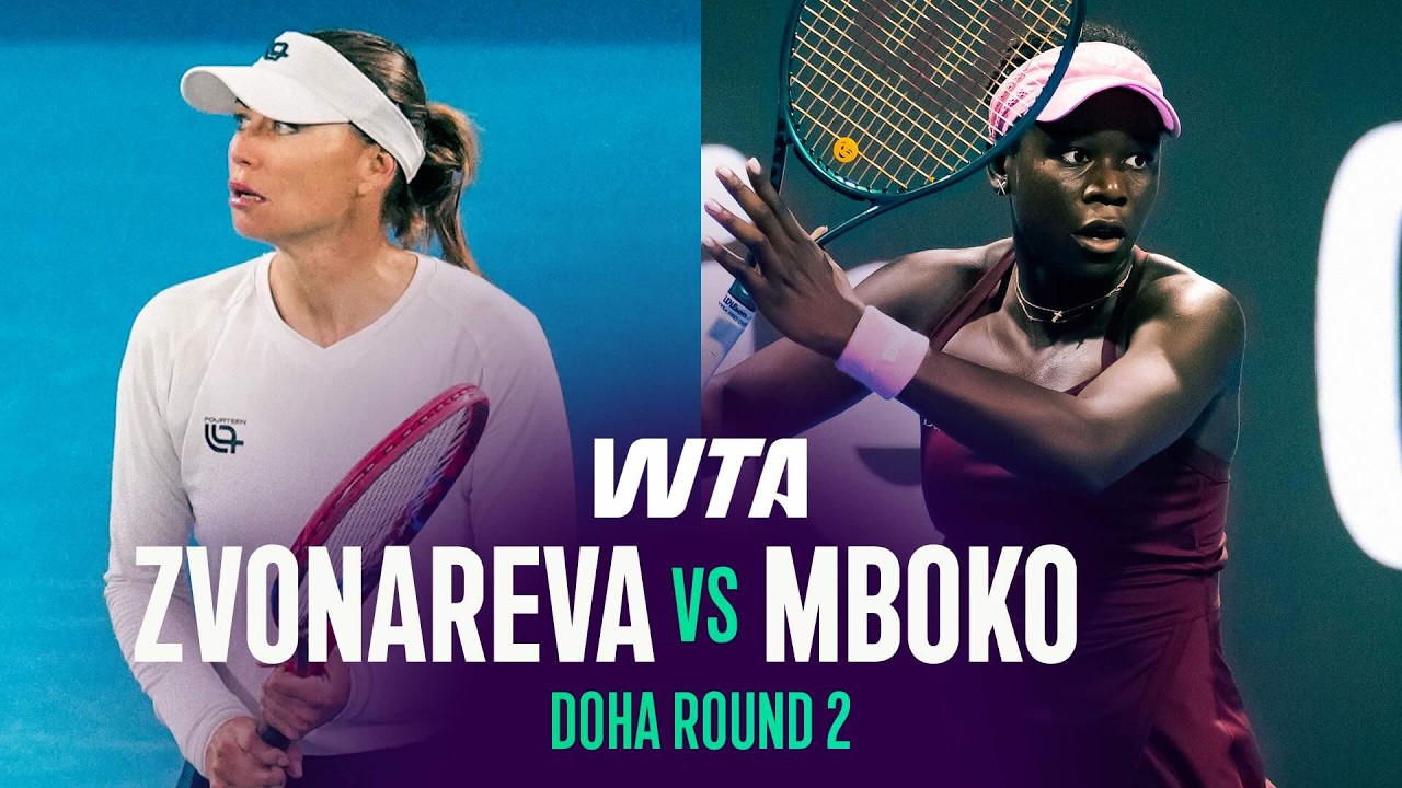 Vera Zvonareva vs. Victoria Mboko | 2026 Doha Round 2 | WTA Match Highlights