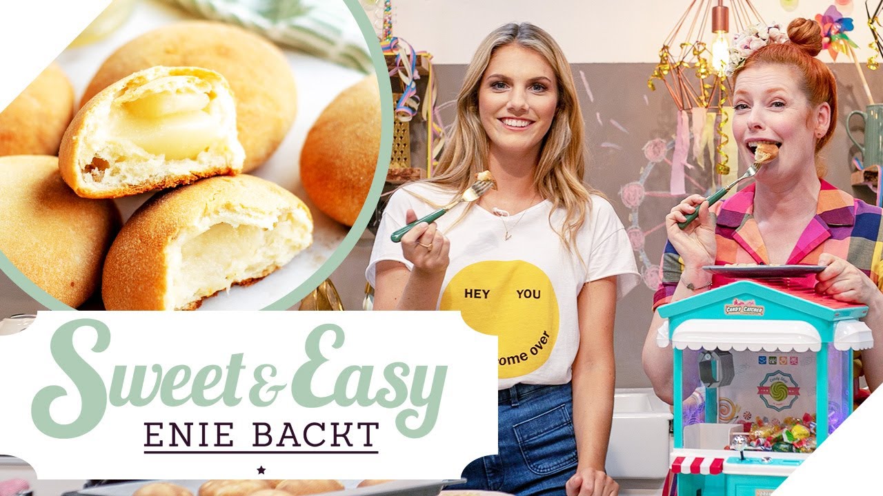 Gefüllte Buchteln mit Birnenkompott gebacken von Viviane Geppert | Sweet & Easy - Enie backt | sixx