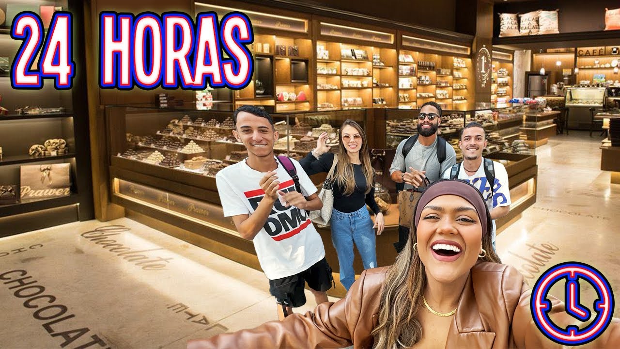 24 HORAS NA LOJA DE CHOCOLATES !!!