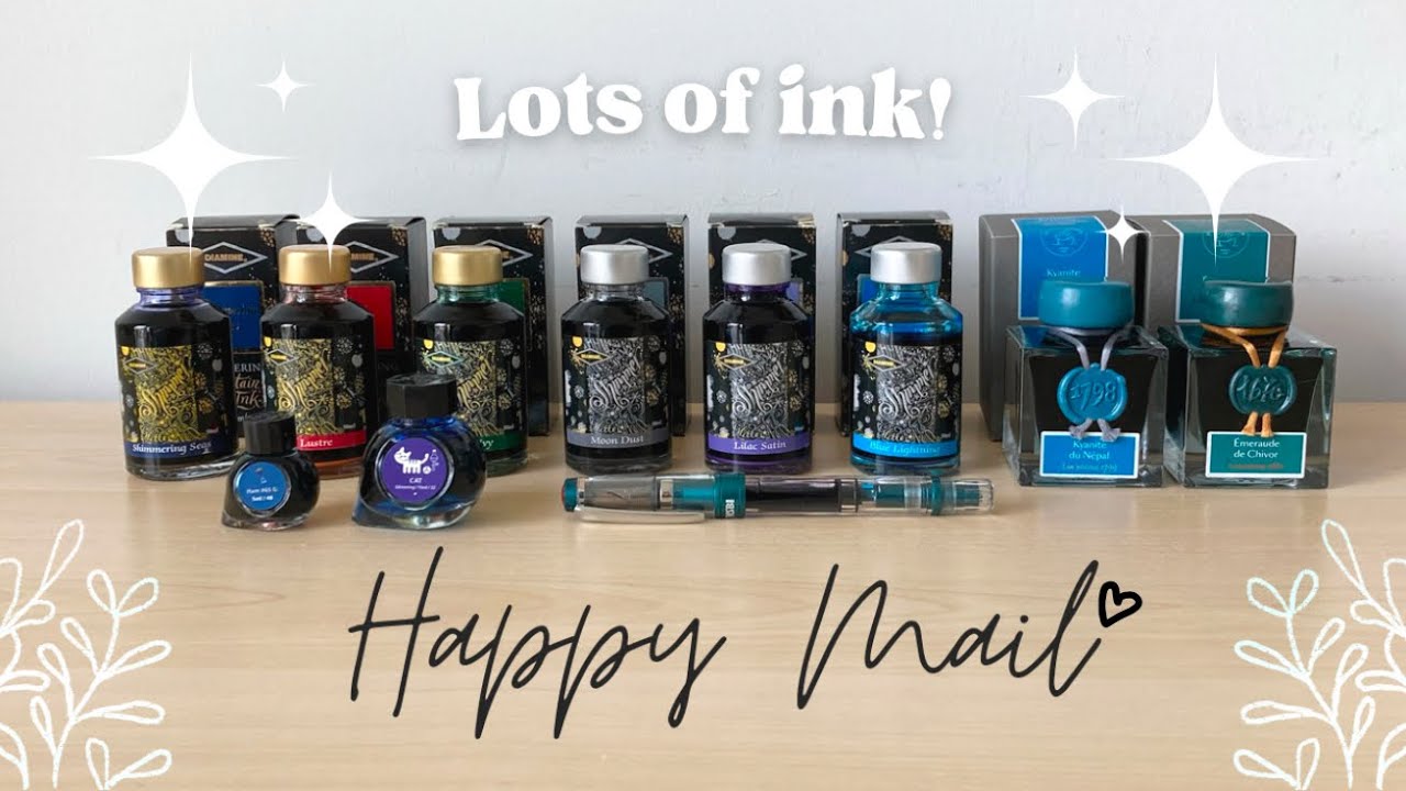 💌 Happy Mail: TWSBI & Lots of SHIMMER INKS!