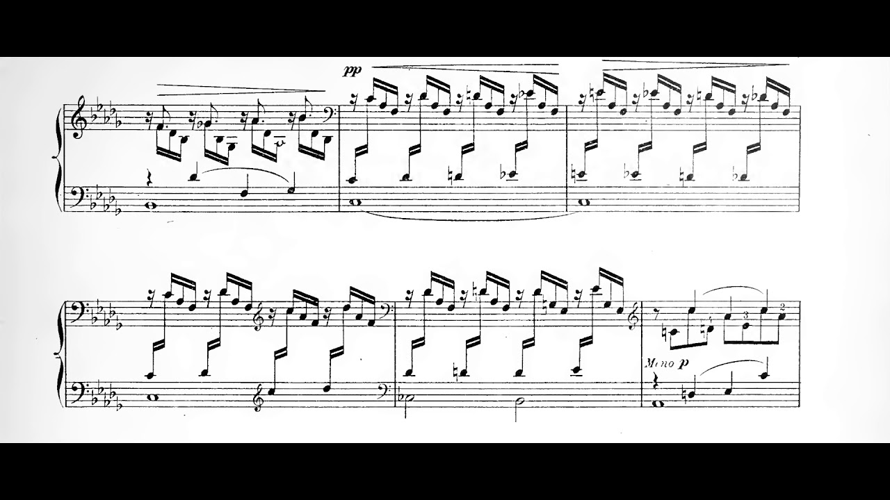 Henriette Renié - Ballade Fantastique for Harp (1912) [Score-Video]