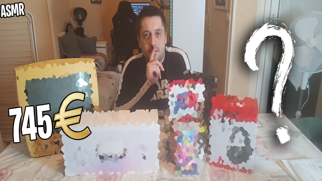 ASMR : MES DERNIERS ACHATS DES 2 DERNIERS MOIS (745 EUROS D'ACHATS)